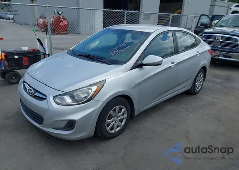 2013 Hyundai Accent Gls from USA, damaged, VIN KMHCT4AE7DU291970